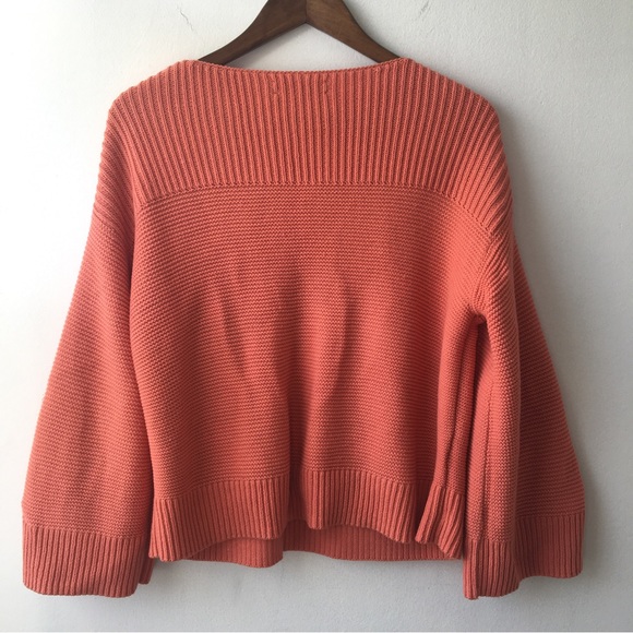 LOFT pink salmon textured sweater - Picture 6 of 11
